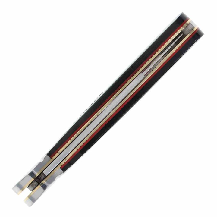 Couteau Rough Ryder Bearhead Copperhead Black Manche Bois Lame Acier 440 Lockback RR2563 - Livraison Gratuite