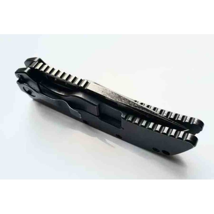 ATA04 Couteau Hoffner Knives WarMaster Framelock D2 Tanto Blade Stainless Handle Clip - Livraison Gratuite