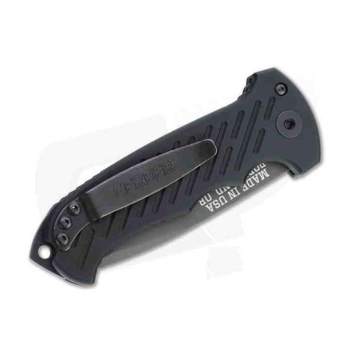 Couteau Automatique Gerber 06 Lame Drop Point Acier S30V Part Serr Manche Alu Button Lock Clip USA G0377 - Livraison Gratuite