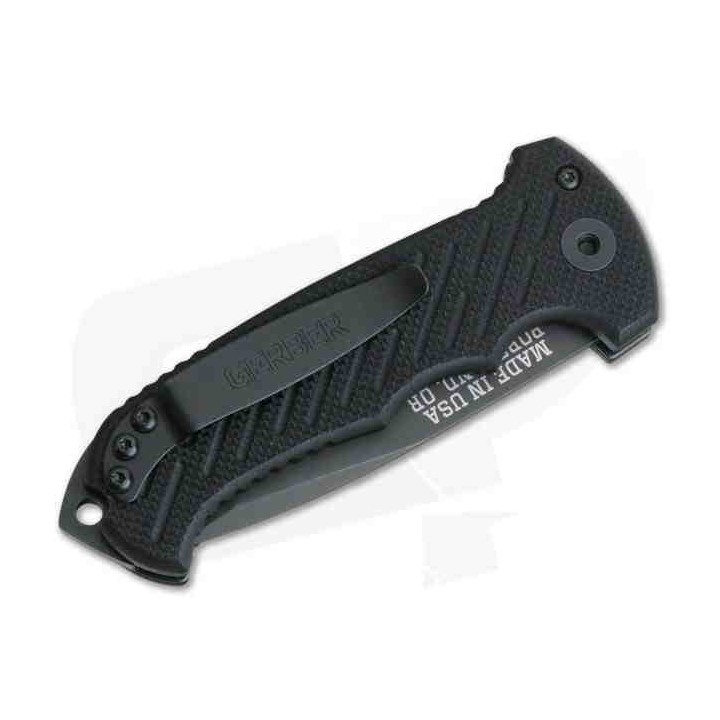 Couteau Automatique Gerber 06 Lame Tanto Acier S30V Manche G10 Button Lock Clip Made USA G1296 - Livraison Gratuite