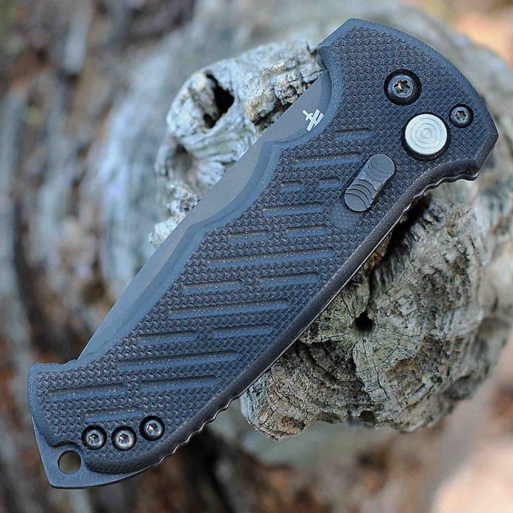 Couteau Automatique Gerber 06 Lame Tanto Acier S30V Manche G10 Button Lock Clip Made USA G1296 - Livraison Gratuite