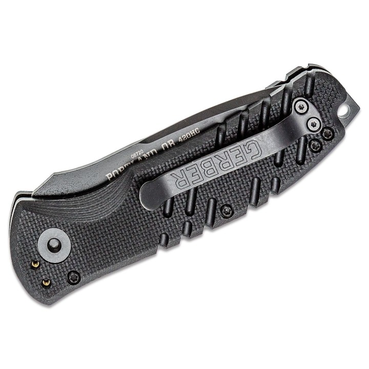 Couteau Gerber Propel Downrange Automatique Lame Tanto Acier 420HC Manche G10 Plunge Lock Clip USA G0842 - Livraison Gratuite