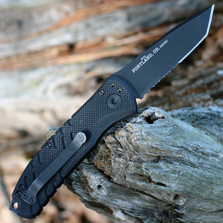 Couteau Gerber Propel Downrange Automatique Lame Tanto Acier 420HC Manche G10 Plunge Lock Clip USA G0842 - Livraison Gratuite