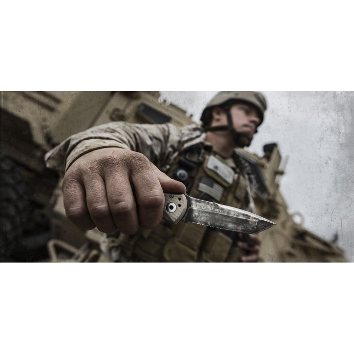 Couteau Gerber Propel Downrange Automatique Lame Tanto Acier 420HC Manche G10 Plunge Lock Clip USA G0842 - Livraison Gratuite