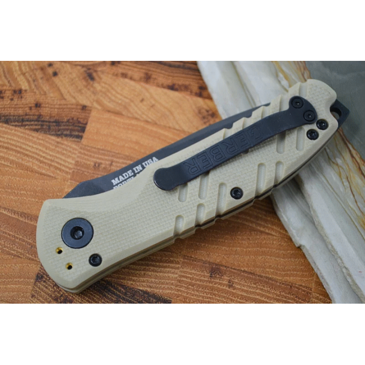 Couteau Gerber Propel Downrange Automatique Lame Tanto Serr Acier S30V Manche G10 Plunge Lock USA G0717 - Livraison Gratuite