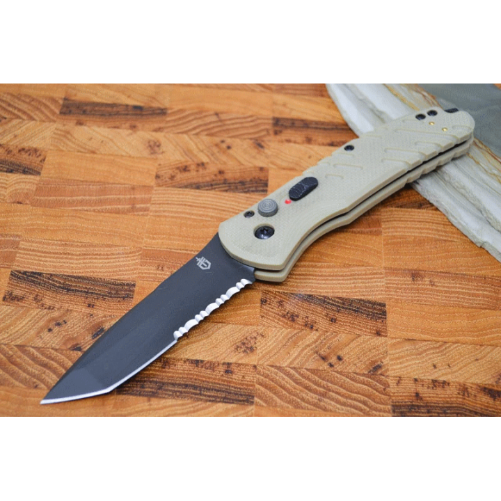 Couteau Gerber Propel Downrange Automatique Lame Tanto Serr Acier S30V Manche G10 Plunge Lock USA G0717 - Livraison Gratuite