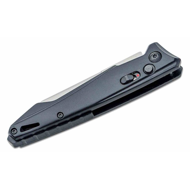Couteau Automatique Bear & Son Bold Action XV Lame Acier 14C28N Bead Blast Reverse Tanto USA BC1500AIBKP - Livraison Gratuite