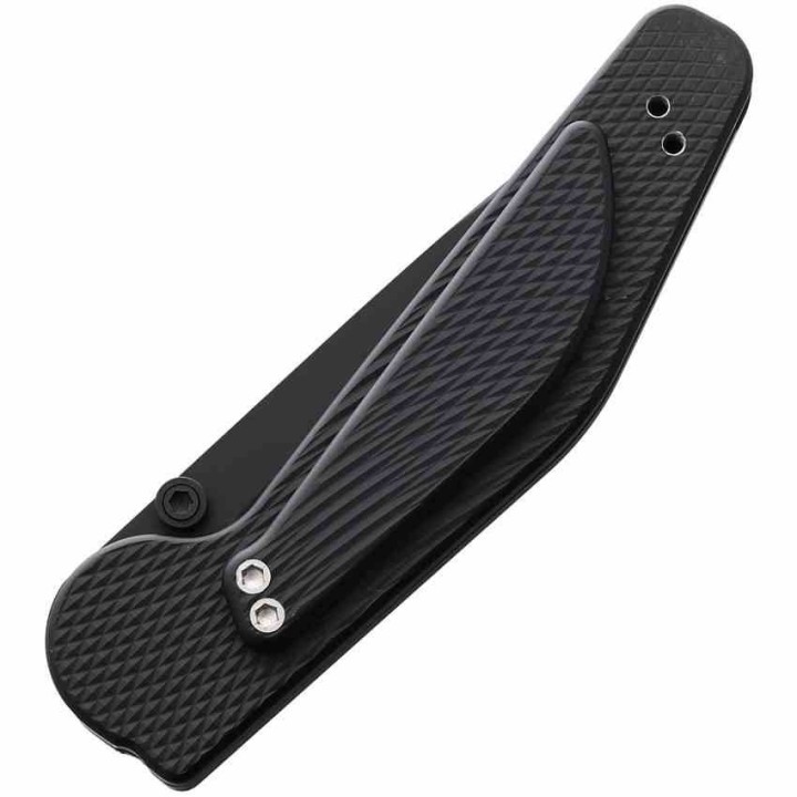 Couteau Automatique GT Knives Tanto Combo Edge Lame Acier ATS-34 Manche Aluminium Clip Made USA GT304 - Livraison Gratuite