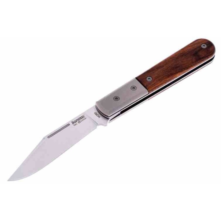 Couteau LionSteel Shuffler Barlow Santos Lame Acier M390 Manche Bois/Titane Slipjoint Italy LSTCK0112ST - Livraison Gratuite