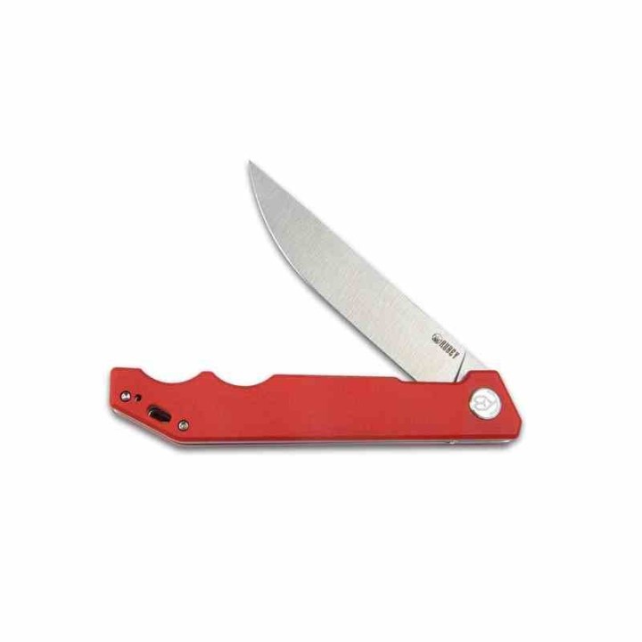 Couteau Kubey Pylades Red Manche G10 Lame Acier AUS-10 Satin IKBS Linerlock Clip KUB253F - Livraison Gratuite