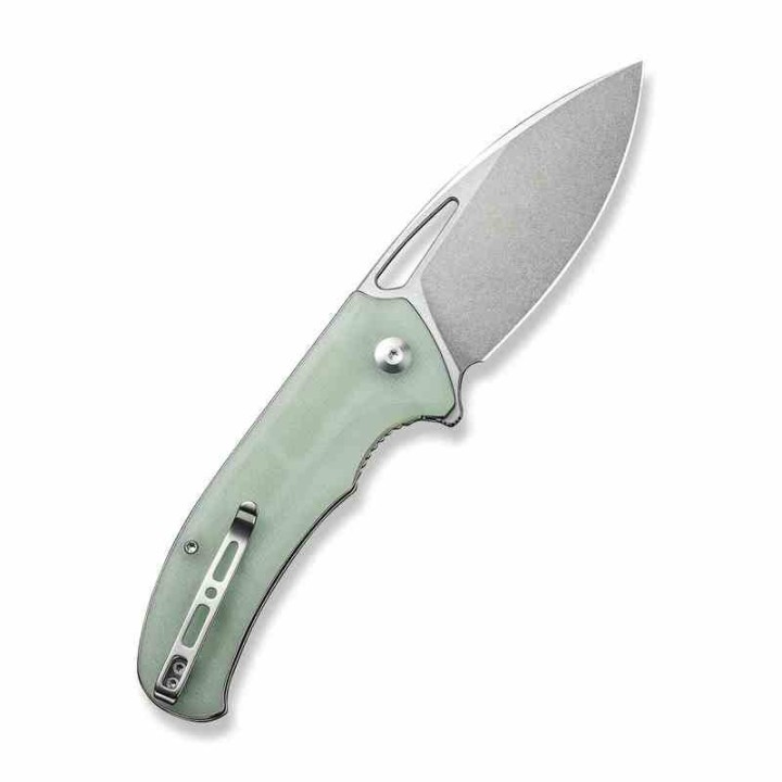 Couteau Sencut Phantara Jade Manche G10 Lame Acier 9Cr18MoV SW Drop Point IKBS Linerlock Clip S230142 - Livraison Gratuite