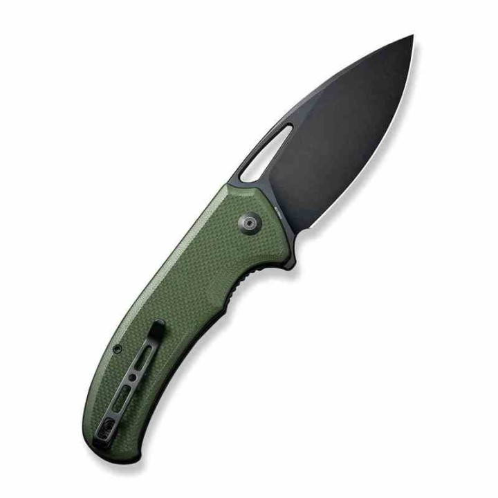 Couteau Sencut Phantara OD Green Manche G10 Lame Acier 9Cr18MoV BLK Drop Point IKBS Linerlock Clip S230143 - Livraison Gratuite