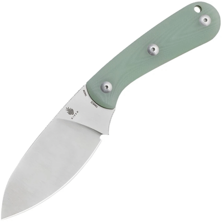 Couteau Kizer Baby Jade Lame Acier 154CM Manche G10 Etui Kydex KI1044C2 - Livraison Gratuite