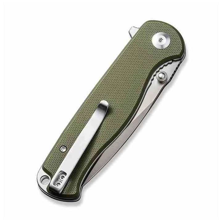 Couteau Sencut Errant OD Green Manche G10 Lame Acier 9Cr18MoV Satin IKBS Linerlock Clip S23054B2 - Livraison Gratuite