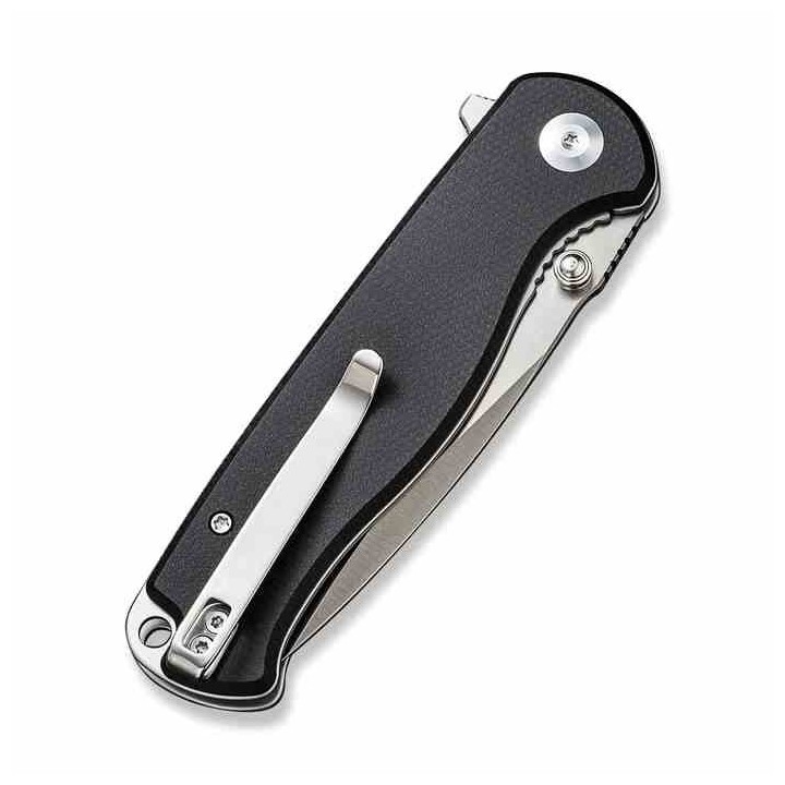 Couteau Sencut Errant Black Manche Micarta Lame Acier 9Cr18MoV Satin IKBS Linerlock Clip S23054B3 - Livraison Gratuite