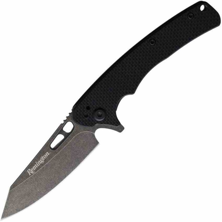 R15666 Couteau Remington EDC Linerlock Black Lame Acier D2 Manche G10 Clip - Livraison Gratuite