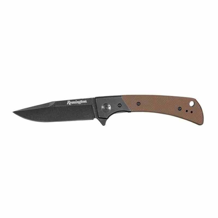 R15667 Couteau Remington EDC Linerlock Brown Lame Acier D2 Black Manche G10 Clip - Livraison Gratuite
