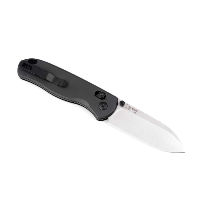 Couteau Kizer Drop Bear Gunmetal Manche Aluminium Lame Acier 154CM IKBS Clutch Lock Clip KIV3619C1 - Livraison Gratuite