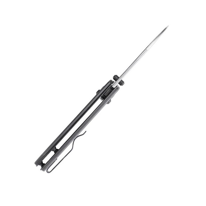 Couteau Kizer Drop Bear Gunmetal Manche Aluminium Lame Acier 154CM IKBS Clutch Lock Clip KIV3619C1 - Livraison Gratuite