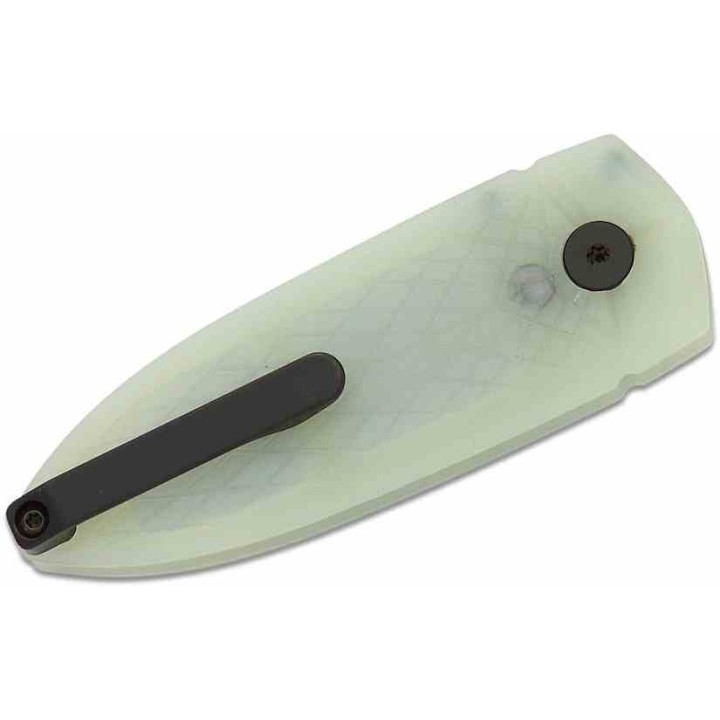 Couteau Bestech Ququ Jade Lame Acier 14C28N Black DLC Manche G10 Button Lock IKBS Clip BTKG57A6 - Livraison Gratuite