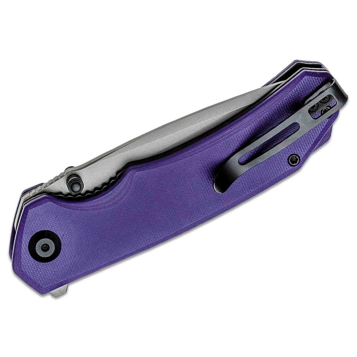 Couteau CIVIVI Brazen Purple Lame Tanto Acier D2 Manche G10 Linerlock Clip IKBS CIVC2023A - Livraison Gratuite