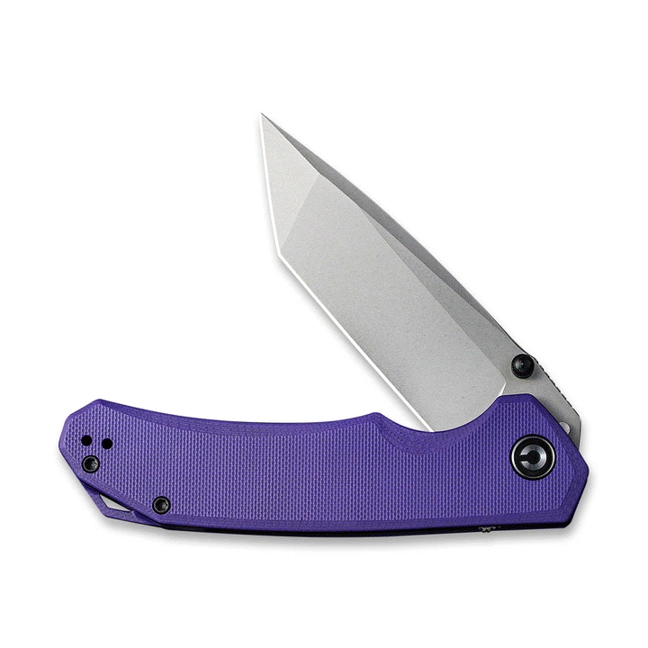 Couteau CIVIVI Brazen Purple Lame Tanto Acier D2 Manche G10 Linerlock Clip IKBS CIVC2023A - Livraison Gratuite
