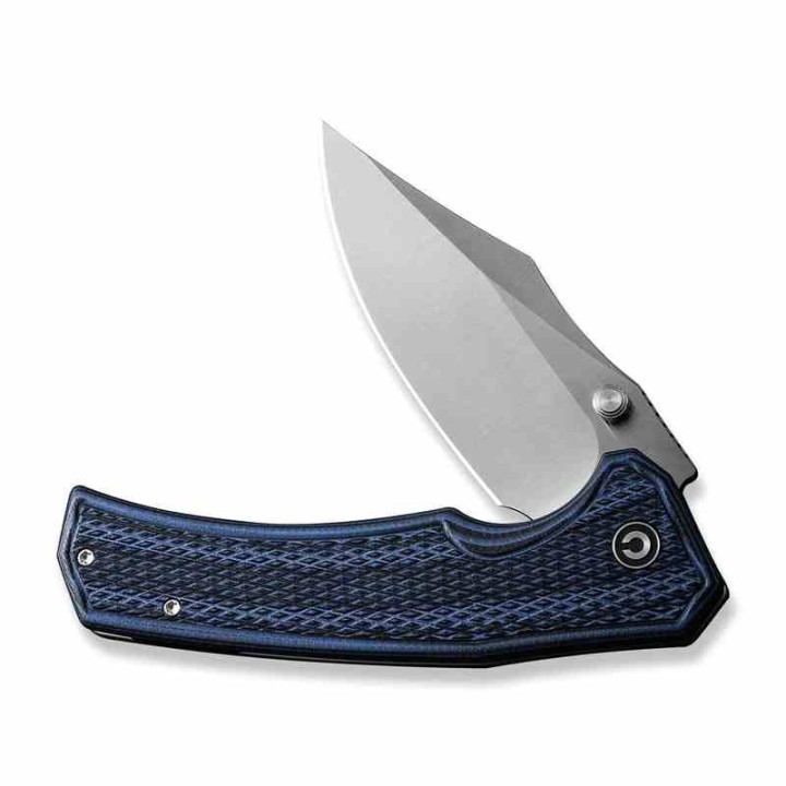 Couteau CIVIVI Vexillum Blue/Black Manche G10 Lame Acier Nitro-V Satin Clip Point IKBS CIVC23003D3 - Livraison Gratuite