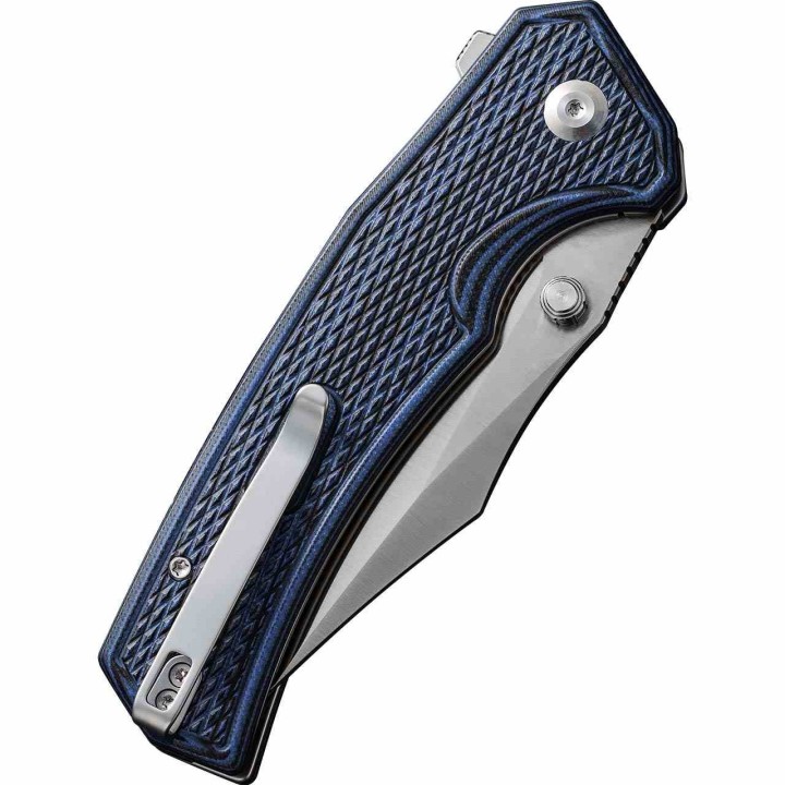 Couteau CIVIVI Vexillum Blue/Black Manche G10 Lame Acier Nitro-V Satin Clip Point IKBS CIVC23003D3 - Livraison Gratuite