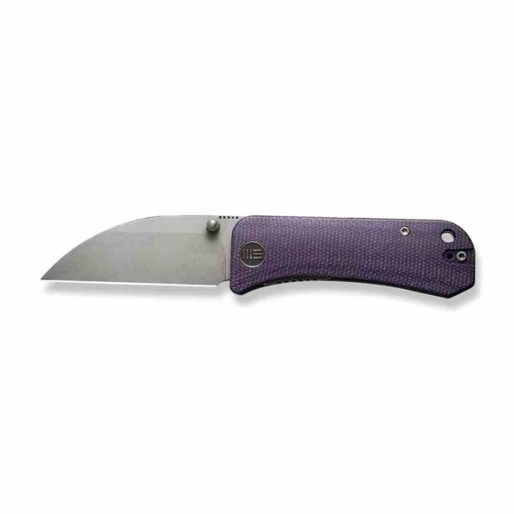 Couteau We Knife Company Banter Purple Lame Wharncliffe Acier S35VN SW Manche Micarta IKBS Clip WE19068J2 - Livraison Gratuite