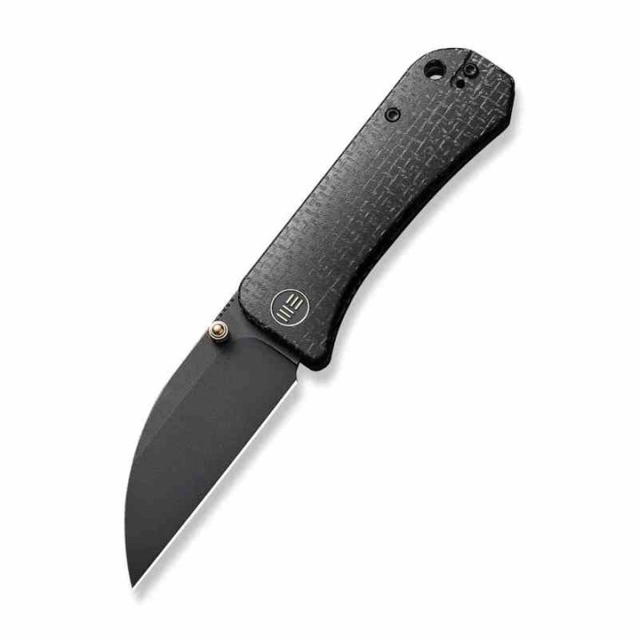 Couteau We Knife Banter Black Burlap Lame Wharncliffe Acier S35VN BLK Manche Micarta IKBS Clip WE19068J1 - Livraison Gratuite