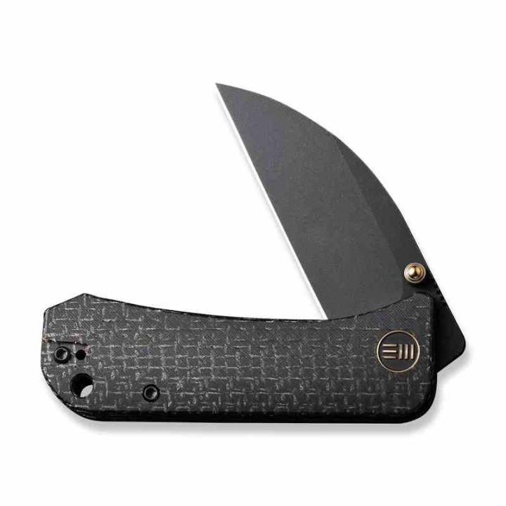 Couteau We Knife Banter Black Burlap Lame Wharncliffe Acier S35VN BLK Manche Micarta IKBS Clip WE19068J1 - Livraison Gratuite