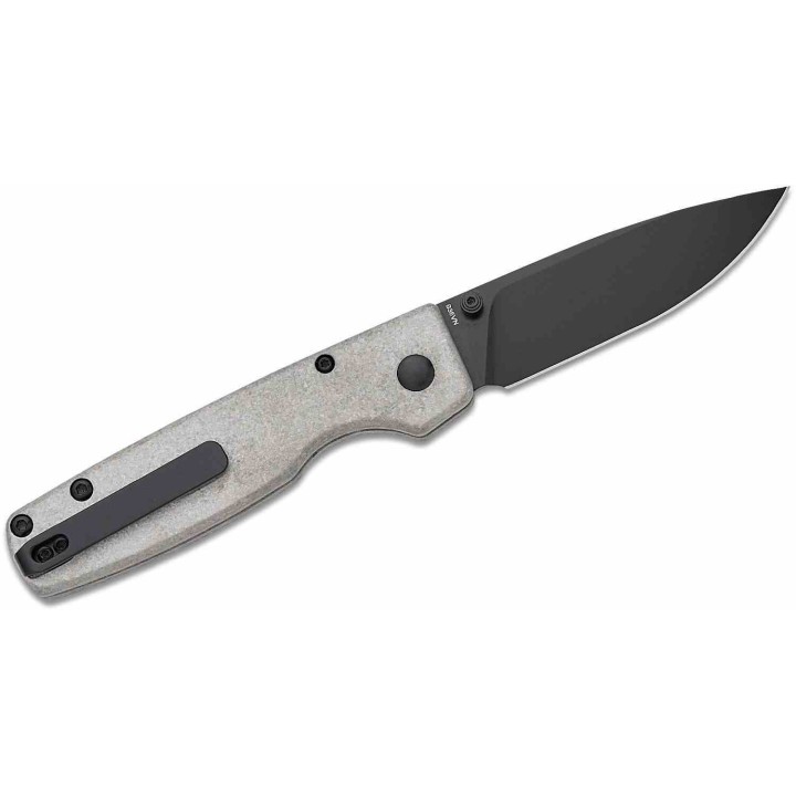 Couteau Kizer Original XL Titane Snowflake Lame Acier CPM-S35VN Black IKBS Button Lock Clip KI4605A2 - Livraison Gratuite