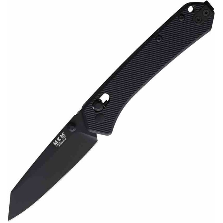 Couteau MKM Yipper Black Manche G10 Lame Sheepsfoot Acier CPM-MagnaCut BLK Clip Italy MKMYPGBKB - Livraison Gratuite