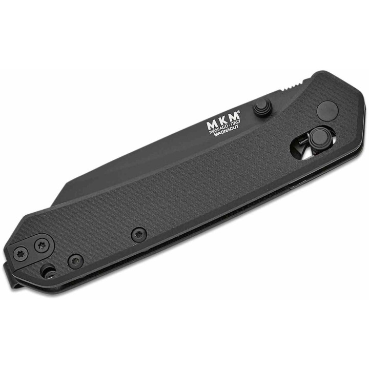 Couteau MKM Yipper Black Manche G10 Lame Sheepsfoot Acier CPM-MagnaCut BLK Clip Italy MKMYPGBKB - Livraison Gratuite