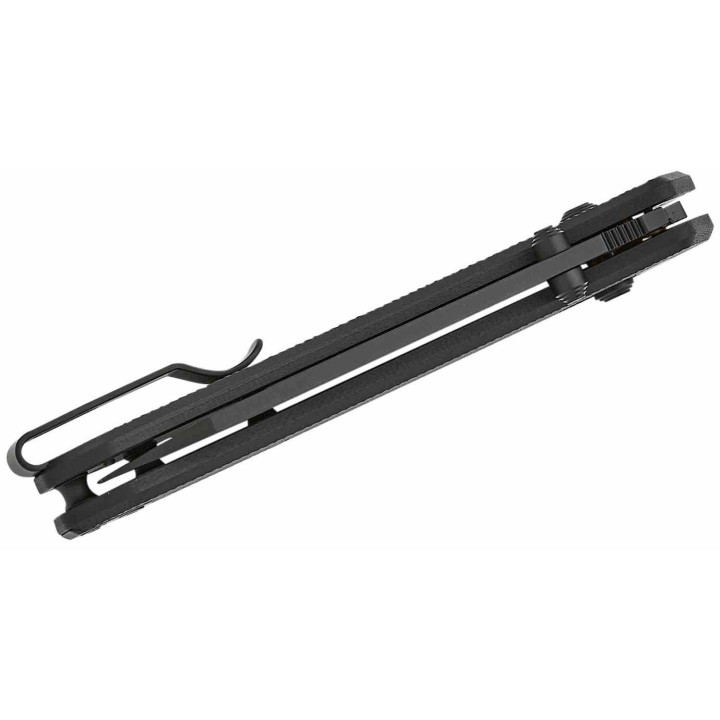 Couteau MKM Yipper Black Manche G10 Lame Sheepsfoot Acier CPM-MagnaCut BLK Clip Italy MKMYPGBKB - Livraison Gratuite