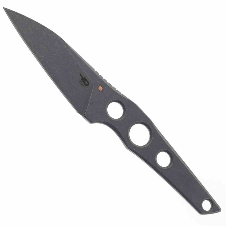 Couteau Bestech VK-Core Acid Dark SW Lame Acier 14C28N Wharncliffe Manche Acier Etui Kydex BTKF05C - Livraison Gratuite