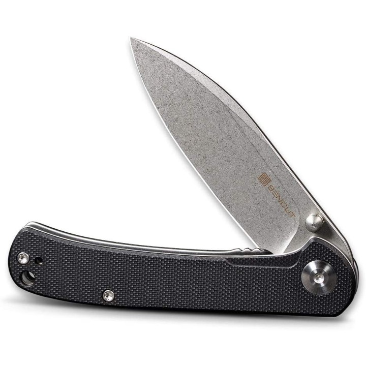 Couteau SENCUT Scepter Black Manche G10 Lame Acier 9Cr18MOB IKBS Linerlock CLip SA03B - Livraison Gratuite