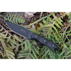 Couteau de Survie TOPS HOG 4.5 Acier Carbon 1095 Manche Micarta Etui Nylon Made In USA TPHOG45 - Livraison Gratuite