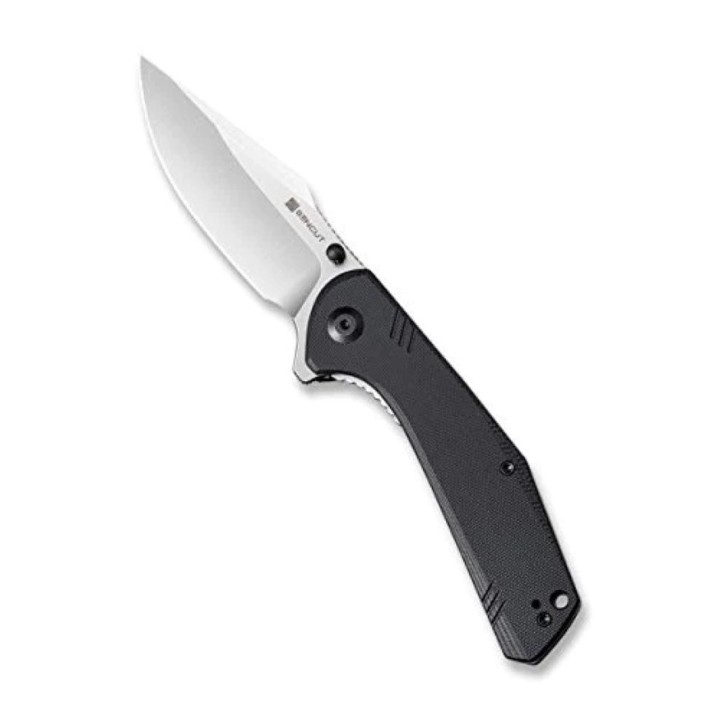 Couteau SENCUT Actium Black Manche G10 Lame Acier D2 IKBS Linerlock CLip SA02B - Livraison Gratuite