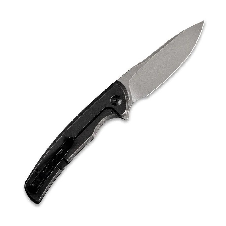Couteau SENCUT Tynan Gray Manche Acier Lame Acier 10Cr15CoMoV IKBS Framelock Clip SA10A - Livraison Gratuite