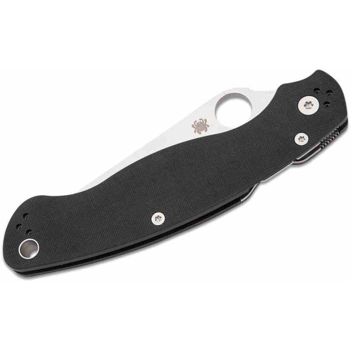 Couteau Spyderco Military 2 Compression Lock Lame Acier S30V Satin Manche G10 Clip Made USA SC36GP2 - Livraison Gratuite