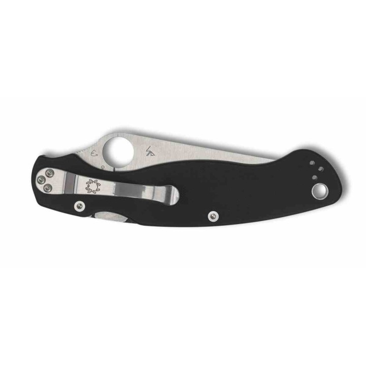 Couteau Spyderco Military 2 Compression Lock Lame Acier S30V Satin Manche G10 Clip Made USA SC36GP2 - Livraison Gratuite