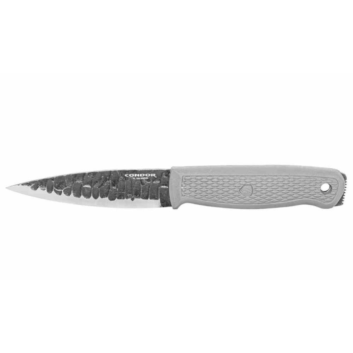 Couteau Condor Trog Lame Acier Carbone Martelé 1095 Manche & Etui Polypropylene Made Salvador CTK396542HC - Livraison Gratuite