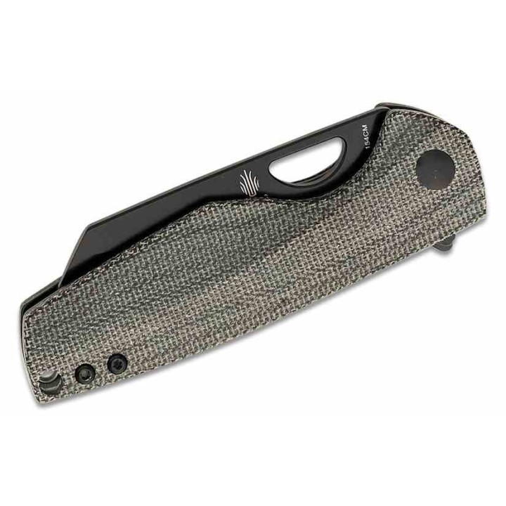 Couteau Kizer Sparrow Black Manche Micarta Lame Acier 154CM Blk LinerLock IKBS Clip KIV3628C1 - Livraison Gratuite