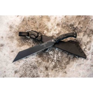 Machette TOPS Storm Vector Seax Lame Acier Carbone 1095 Manche Micarta/G10 Etui Kydex Made USA TPSVEC02 - Livraison Gratuite