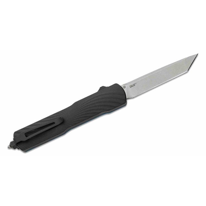 Couteau Hogue Counterstrike OTF AUTO Tanto Lame Acier CPM-20CV Manche G-Mascus Blue Clip Made USA HO34863 - Livraison Gratuite