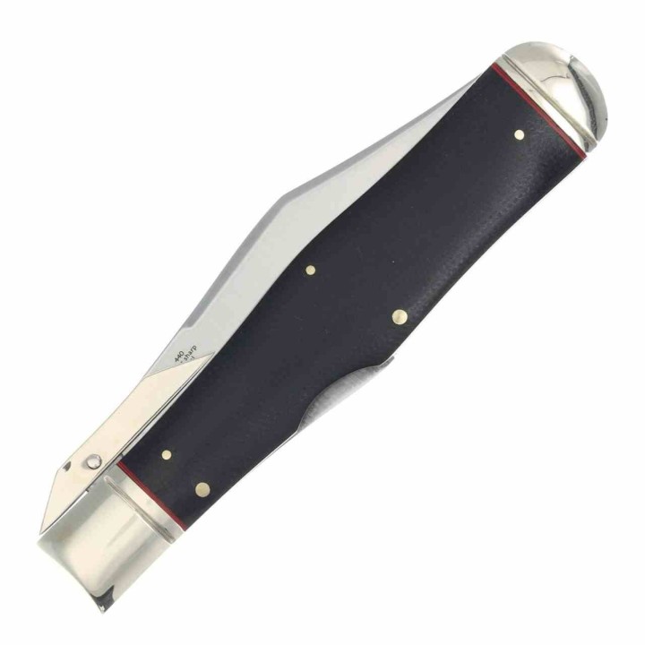 Couteau Rough Ryder Highland Swing Guard Manche Micarta Lame Acier 440 Lockback RR2382 - Livraison Gratuite