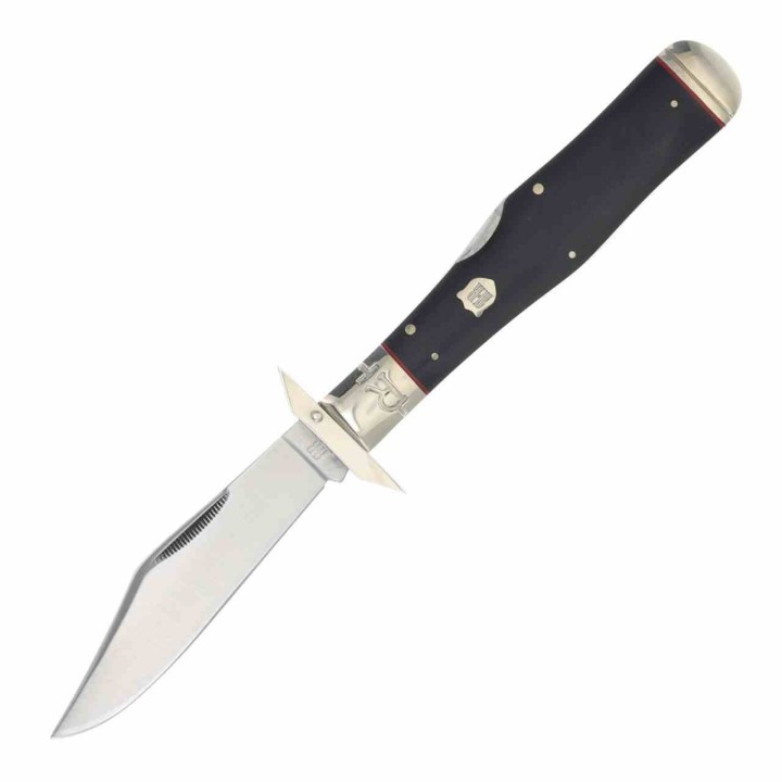 Couteau Rough Ryder Highland Swing Guard Manche Micarta Lame Acier 440 Lockback RR2382 - Livraison Gratuite