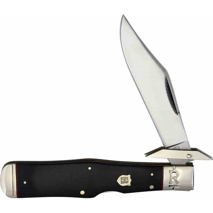 Couteau Rough Ryder Highland Swing Guard Manche Micarta Lame Acier 440 Lockback RR2382 - Livraison Gratuite