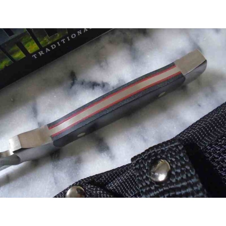 Couteau Rough Ryder Highland Dagger Lame Acier 440 Manche Micarta Etui Nylon RR2378 - Livraison Gratuite